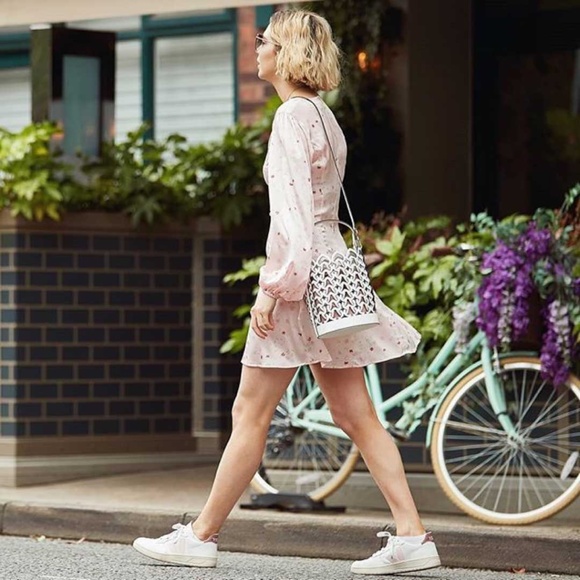 NWT Kate Spade Dorie Bucket Bag - Optic White - Picture 3 of 8